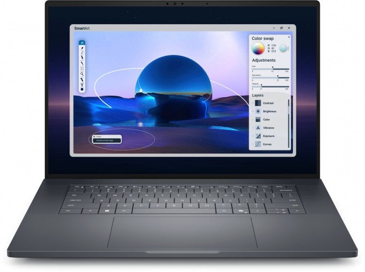 Dell Pro Max 16 Premium MA16250/U9-285H/64GB/1TB/RTX PRO 2000 8GB GDDR7/FgrPr/Cam & Mic/16.0" FHD+/Backlit Kb/6 Cell/vPro/W11Pro/3YPS
