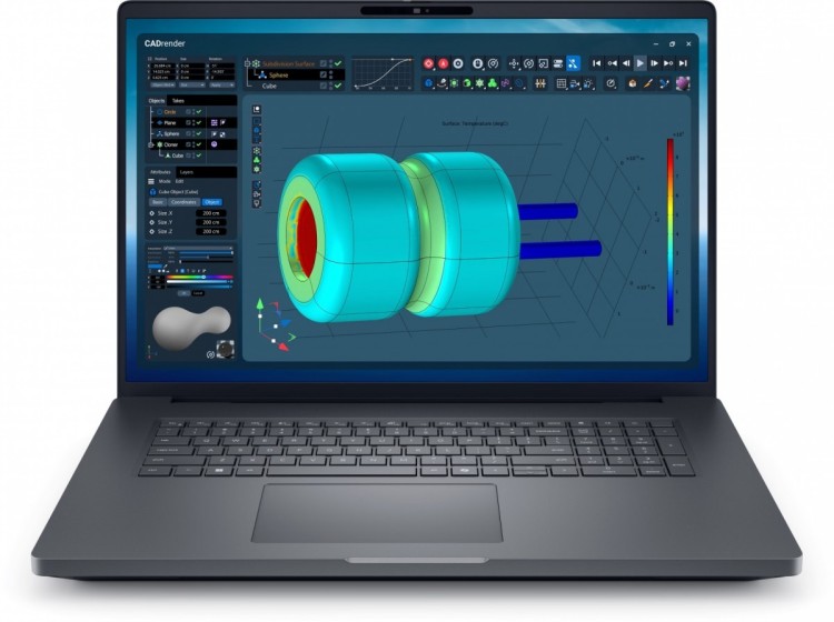 Dell Laptop Dell Pro Max 18 Plus MB18250 Win11Pro U9-285HX|32GB|1TB|Nvidia RTX PRO 3000 Blackwell 12GB GDDR7|FgrPr & SmtCd |Cam|WLAN + BT|18.0" QHD+|B