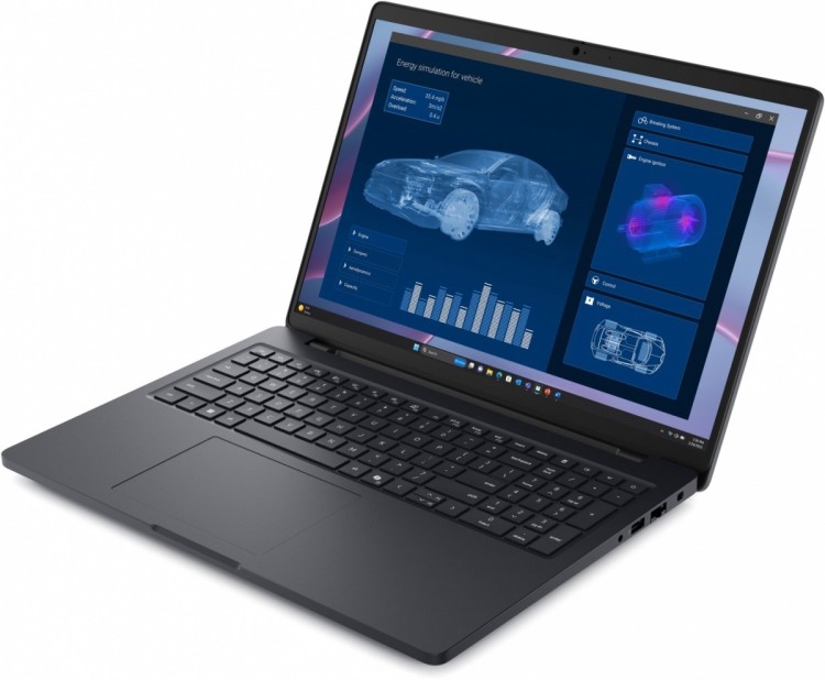 Dell Laptop Dell Pro Max 16 MC16255 Win11Pro AMD Ryzen 350|32GB|512GB|RTX PRO 500Blackwell 6GB|FgrPr&SmtCd|FHD Cam&Mic|WLAN+BT|16.0" FHD+|6 Cell|130W/