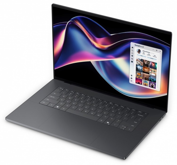 Dell Laptop XPS 16 DA16260 Win11Pro Core Ultra X7 358H/32GB/2TB/16 TOUCH/3,2K/Intel Arc/FgrPr/Cam/Mic/Backlit Kb/3 Cell/3Y ProSupport
