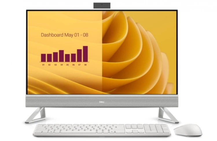Dell Komputer Dell 27 All-in-One EC27250 Win11Pro Core 7-150U/16GB/1TB/27.0 FHD Touch/GeForce MX570A/Cam/WLAN+BT/3Y ProSupport
