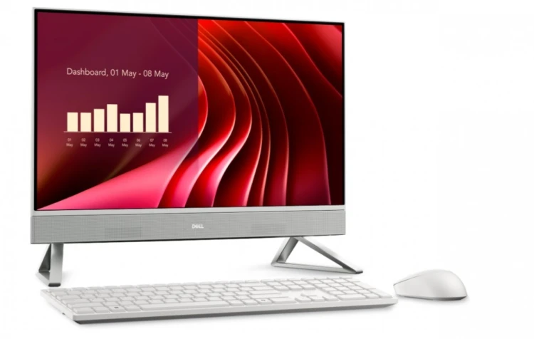 Dell Komputer Dell 24 All-in-One EC24250 Win11Pro CORE 7-150U/  16GB/1TB/23.8 FHD Touch/Intel Graphics/Cam/WLAN + BT/3Y ProSupport