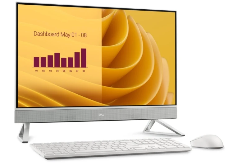 Dell Komputer Dell 27 All-in-One EC27250 Win11Pro i5-1334U/16GB/512GB/27.0 FHD/Intel UHD/Cam/WLAN + BT/3Y ProSupport