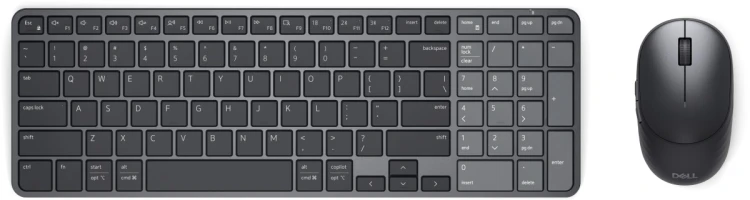 Dell Pro 7 Rechargeable Compact Keyboard and Mouse - KM746 - US International (QWERTY)
