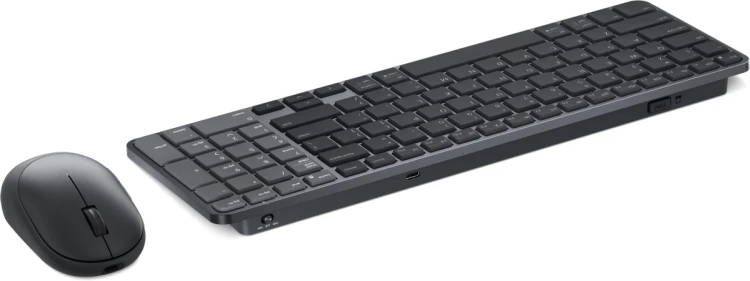 Dell Pro 7 Rechargeable Compact Keyboard and Mouse - KM746 - US International (QWERTY)