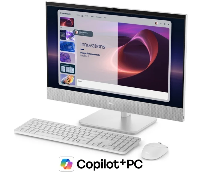 Dell Komputer Dell 24 All-in-One EC24260 W11Pro U5-322/16GB/512GB SSD/23.8 FHD/Int/FHD Cam/Mic/WLAN+BT/Kb/Mouse/3Y Dell Care Plus