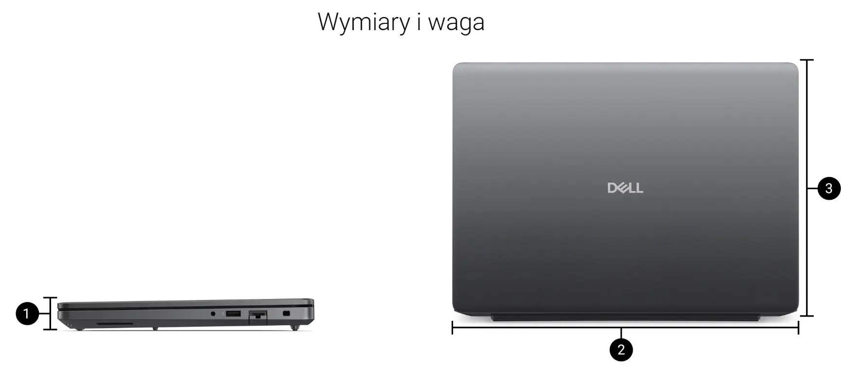 Wymiary Dell Pro Precision 5 14 PW514261