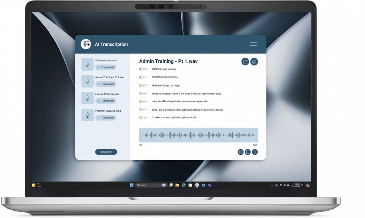 Dell Laptop Dell Pro 13 Plus PB13255/Ryzen AI 5 PRO 340/32GB/1TB SSD Gen4/13.3 FHD+/Radeon 760M/FgrPr&SmtCd/FHD/IR Cam/Mic/WLAN+BT/Backlit Kb/3 Cell/W