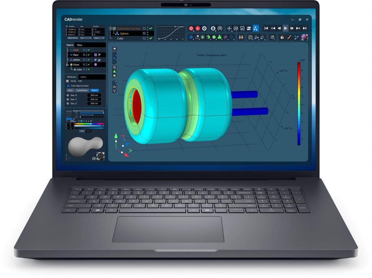 Dell Pro Max Plus MB18250/U7-265HX/32GB/512GB/RTX PRO 1000 8GB GDDR7/FgrPr & SmtCd/Cam/18.0" QHD+/Backlit Kb/6 Cell/vPro/W11Pro/3YPS